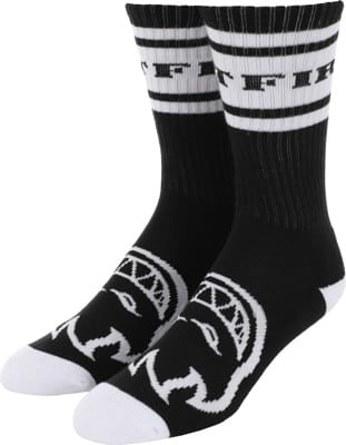 Spitfire Classic 87' Bighead Swirl Sock - black/white - view large