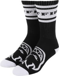 Spitfire Classic 87' Bighead Swirl Sock - black/white