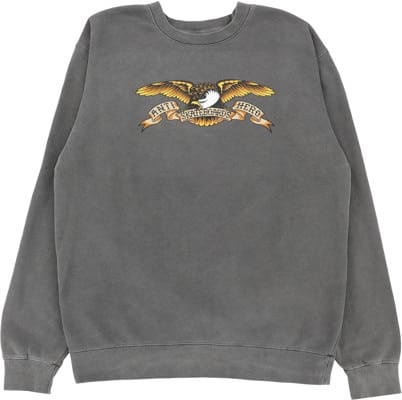 Anti-Hero Eagle Crew Sweatshirt - pigment black/black - view large