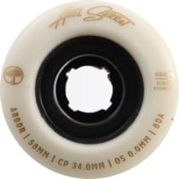 Arbor Axel Serrat Suave Formula Longboard Wheels - white (80a)