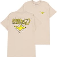 Krooked Bird Lightening T-Shirt - sand/yellow-magenta