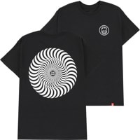 Spitfire Classic Swirl Overlay T-Shirt - black/white-grey