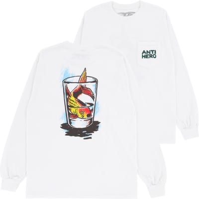 Anti-Hero Fish Bowl L/S T-Shirt - white - view large