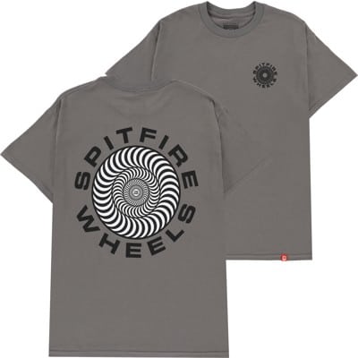 Spitfire Classic 87' Swirl Fill T-Shirt - charcoal/black-white - view large