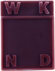 WKND SQ Logo Skate Wax - red