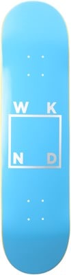 WKND Logo 8.0 Skateboard Deck - blue/silver - view large