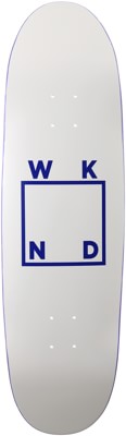 WKND Logo 9.0 Egg Shape Skateboard Deck - white/blue - view large