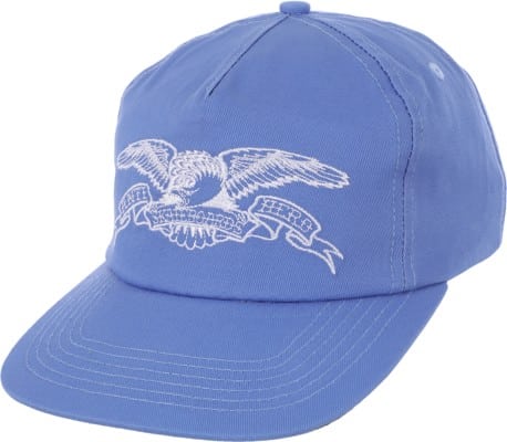 Anti-Hero Basic Eagle Snapback Hat - blue/white - view large