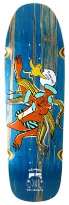 Krooked Sandoval Running Wild 9.81 Wheel Wells Skateboard Deck - blue - view large