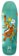 Krooked Sandoval Running Wild 9.81 Wheel Wells Skateboard Deck - teal