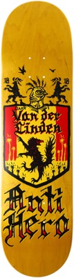 Anti-Hero Daan Coat Of Arms 8.28 Skateboard Deck - yellow - view large