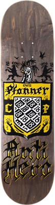 Anti-Hero Pfanner Coat Of Arms 8.4 Skateboard Deck - black - view large