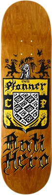 Anti-Hero Pfanner Coat Of Arms 8.4 Skateboard Deck - brown - view large