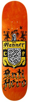 Anti-Hero Pfanner Coat Of Arms 8.4 Skateboard Deck - orange - view large