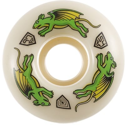 Powell Peralta Nano Rat Dragon Formula V4 Skateboard Wheels - white (97a) - view large