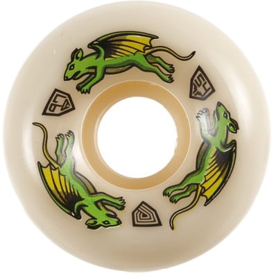 Powell Peralta Nano Rat Dragon Formula V6 Skateboard Wheels - white (97a) - view large