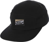 Real Tough Threads 5-Panel Hat - black