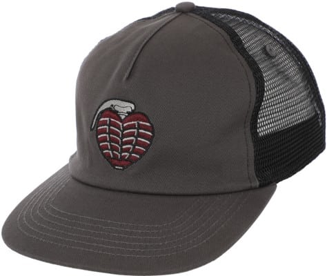 Thunder OG Grenade Trucker Hat - grey/maroon - view large