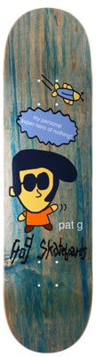 Frog Pat G Super Hero 8.25 Skateboard Deck - blue - view large