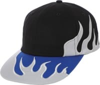 WKND Flame Snapback Hat - black