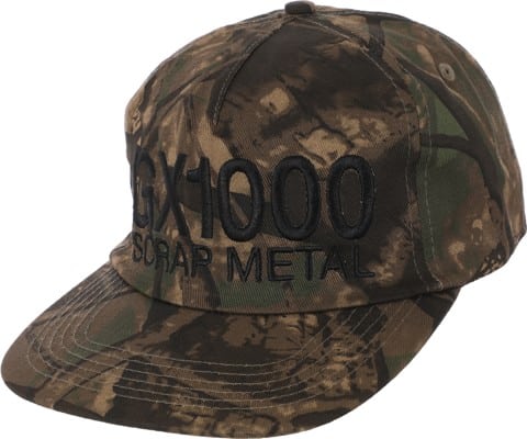 GX1000 Scrap Metal Snapback Hat - real tree - view large