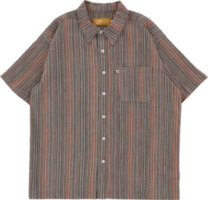 Frog Mojo Stripe Pocket S/S Shirt - red - view large