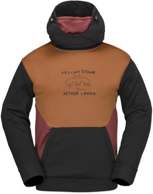 Volcom Hydro Riding Hoodie - (arthur longo) caramel - view large