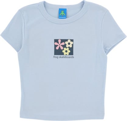 Frog Women's Flower Baby T-Shirt - baby blue - view large