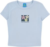 Frog Women's Flower Baby T-Shirt - baby blue