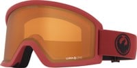 Dragon DX3 L OTG Goggles - cordovan/lumalens amber lens