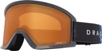 Dragon DX3 OTG Goggles - celestial/lumalens amber lens