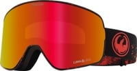 Dragon NFX2 Goggles + Bonus Lens - kaiju/lumalens red ion + lumalens light rose lens