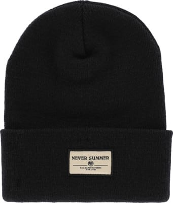 Never Summer USA MFG Cuffed Beanie - black - view large