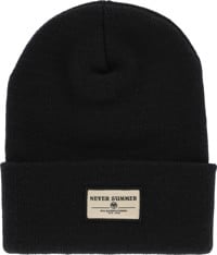 Never Summer USA MFG Cuffed Beanie - black