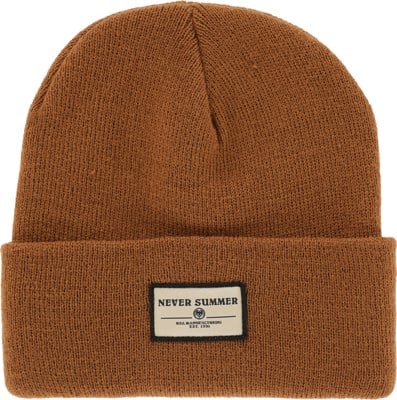 Never Summer USA MFG Cuffed Beanie - caramel - view large