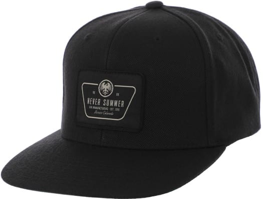 Never Summer USA MFG Snapback Hat - black - view large