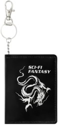 Sci-Fi Fantasy Dragon Wallet - black