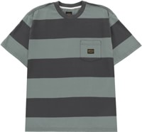 RVCA Day Shift Stripe T-Shirt - balsam green