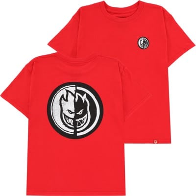 Spitfire Kids Yin Yang T-Shirt - red/black-white - view large