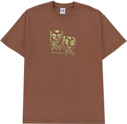 Polar Skate Co. Boogers T-Shirt - walnut - view large