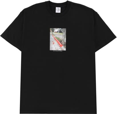 Polar Skate Co. Red Curb T-Shirt - black - view large