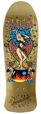 Santa Cruz Salba Witch Doctore 10.4 LTD Reissue Skateboard Deck - gold - view large