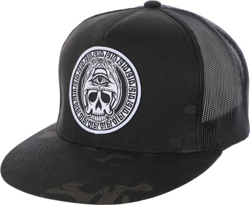 1910 New Holder Trucker Hat - black camo - view large