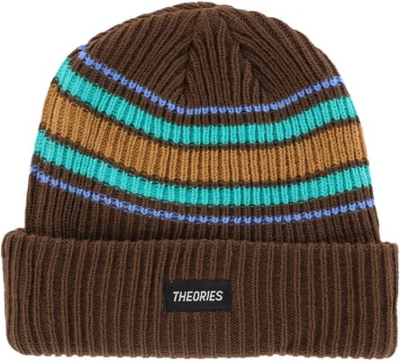 Theories Burst Stripe Beanie - cedar - view large