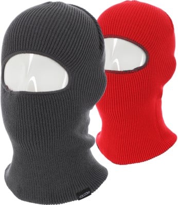 Volcom Two Faced Balaclava - charcoal/crimson - view large