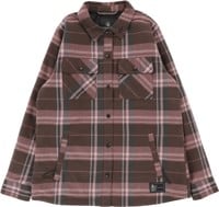 Volcom Women's Insulated Riding Flannel Jacket - dusty lavender