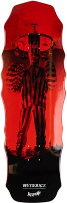 Welcome Beetlejuice Carousel 10.0 Widow Shape Skateboard Deck - red dip - view large