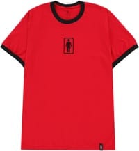 Girl OG Ringer T-Shirt - black/red