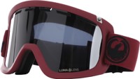 Dragon D1 OTG Goggles + Bonus Lens - cordovan/lumalens midnight + lumalens amber lens