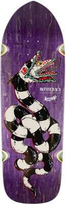 Welcome Beetlejuice Sandworm 10.5 Magic Bullet 2.0 Shape Skateboard Deck - purple stain - view large